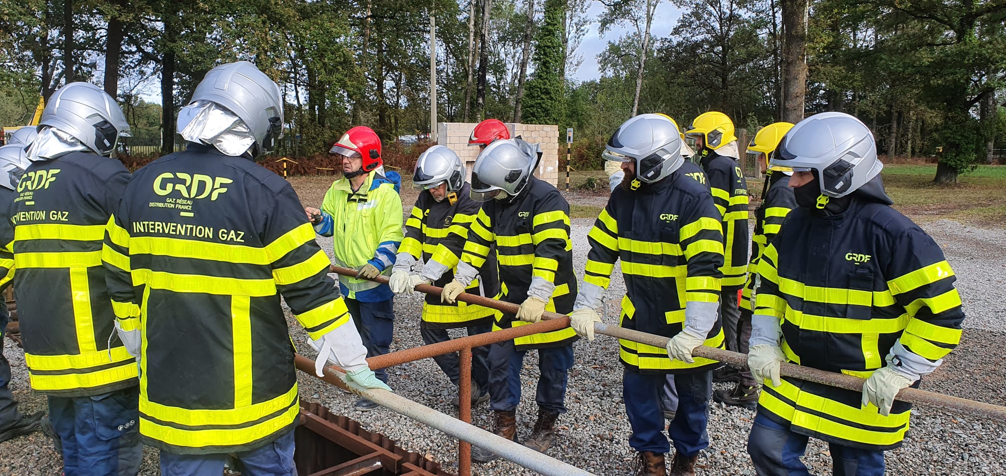 Intervention incendie avec GRDF