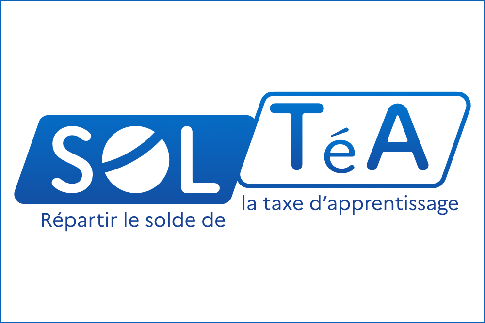 logo soltéa, plateforme officielle de répartition du solde de la taxe d'apprentissage