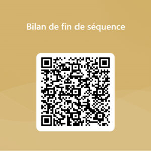 qr code bilan de fin de séquence