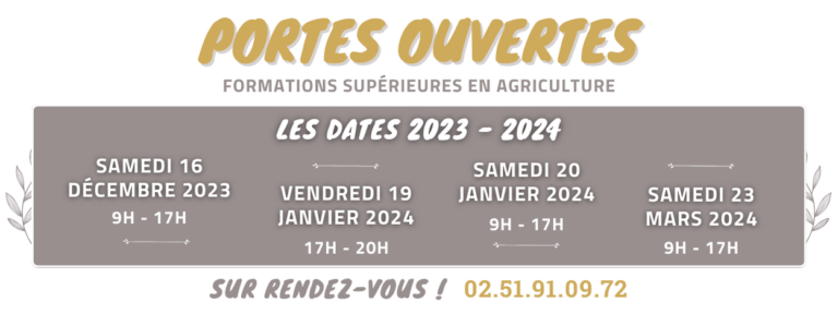 dates des portes ouvertes 2023-2024 ireo les herbiers
