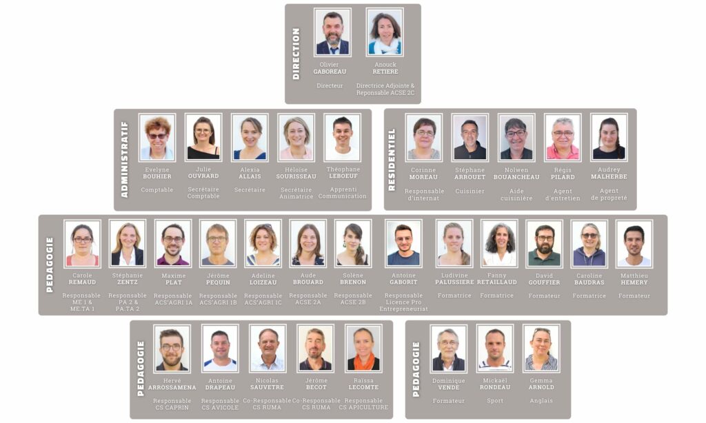 Organigramme 2025 / 2026