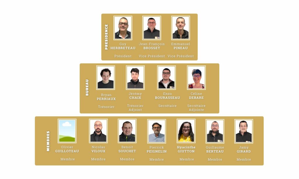 Organigramme Conseil d'administration 2025 / 2026