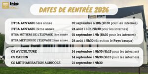 Dates de rentrée 2026